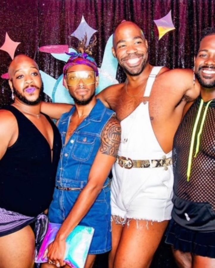 Doctress Julian Kevon Glover (second to the left) found and fostered community through the ballroom scene, an integral part of Black queer nightlife. 