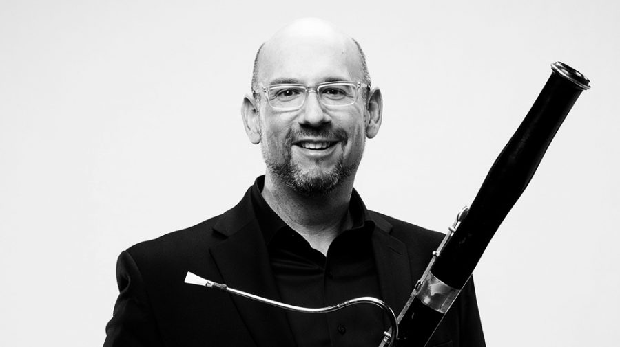 Associate principal bassoonist of the Cincinnati Symphony Orchestra Martin Garcia.