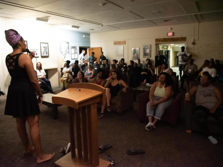 For fifty years, Afrikan Heritage House’s in-person Soul Sessions have been filled with energy as the community comes together to perform, express themselves, and support each other. Now, virtual Soul Sessions share the same goal. 
