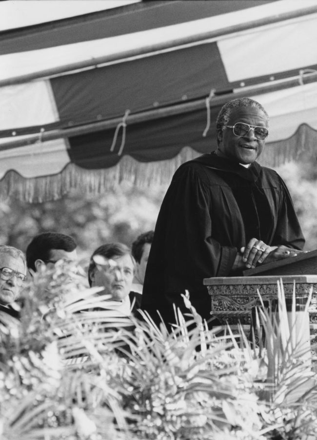 Remembering Archbishop Desmond Tutu and His Words at Oberlin College